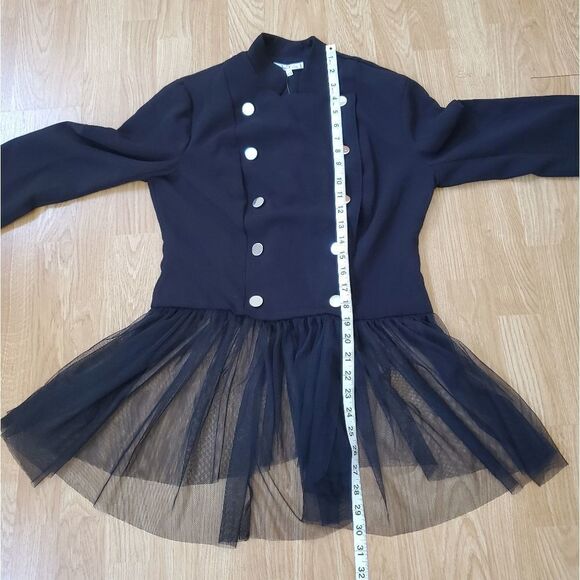 Willow & Clay Tulle Trim Lace-Up Back Jacket - Picture 7 of 11